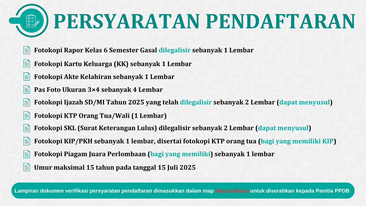 persyaratan